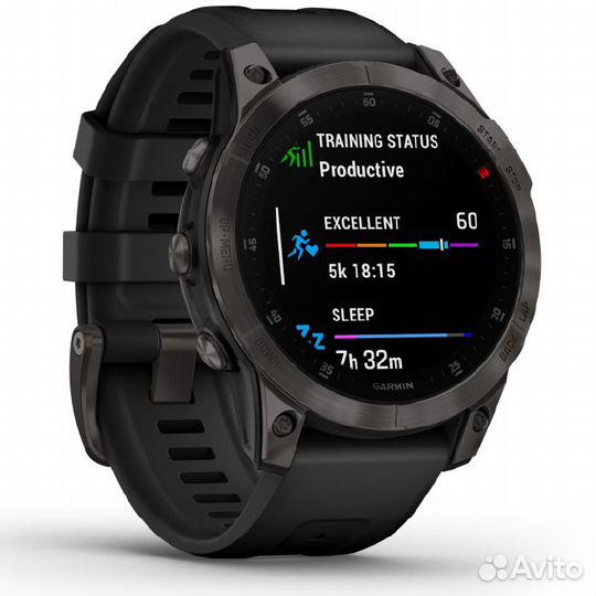 Garmin Epix (Gen 2) Sapphire Titanium - Black