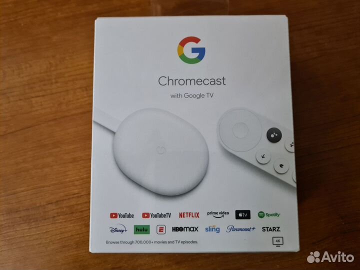 Тв-приставка Google Chromecast c Google TV Белый