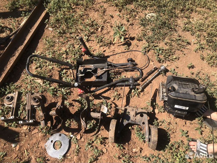 Мотоблок в разборе