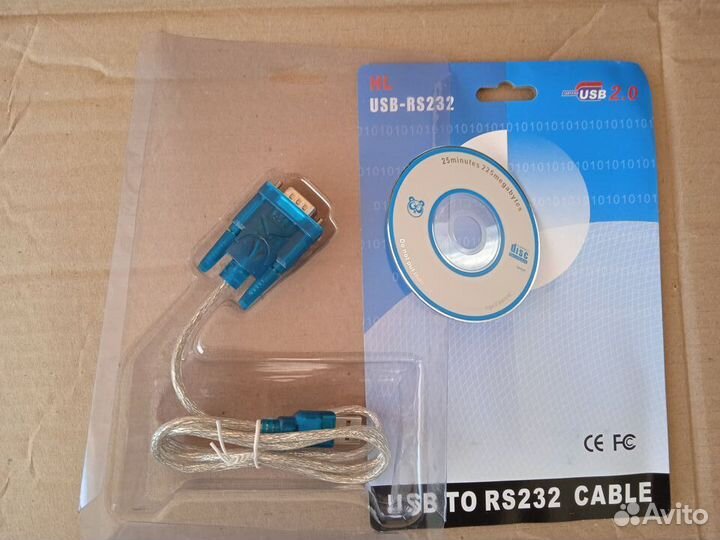 Адаптер USB Am - DB9M/RS232, 1 м, ATcom (AT7303)