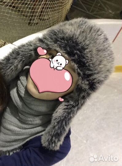 Шапка ушанка женская