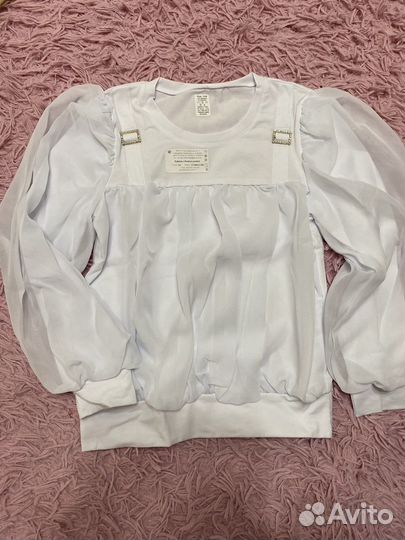 Блуза школьная белая