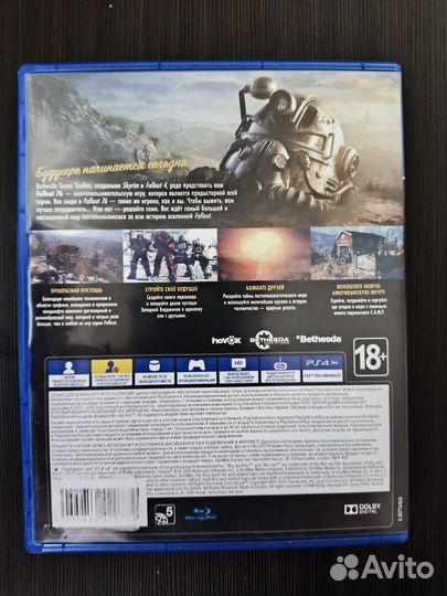 Диск Fallout 76 для ps4