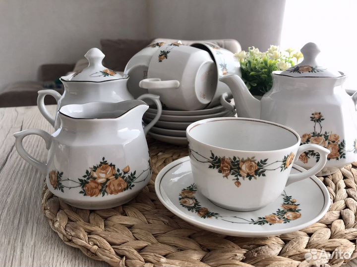 Чайный сервиз Рижский на 6 персон