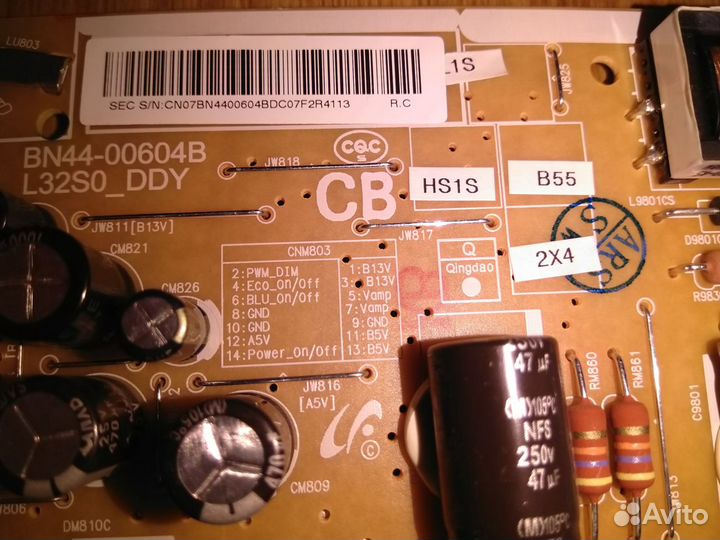 Блок питания UE32F4000AW BN44-00604B L32S0 DDY
