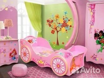 Детская кровать карета