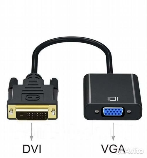 Переходник / Конвектор DVI-D - VGA