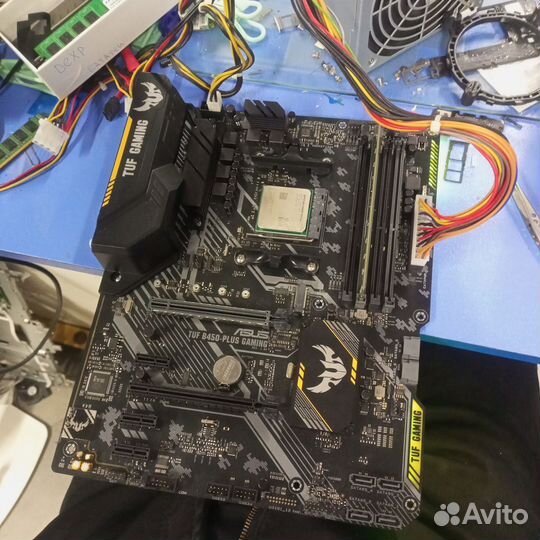 Материнская плата asus tuf gaming b450 plus