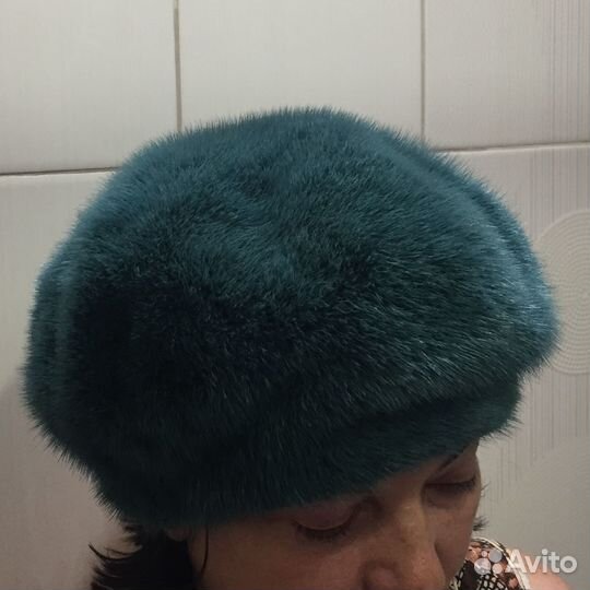 Берет женский норковый