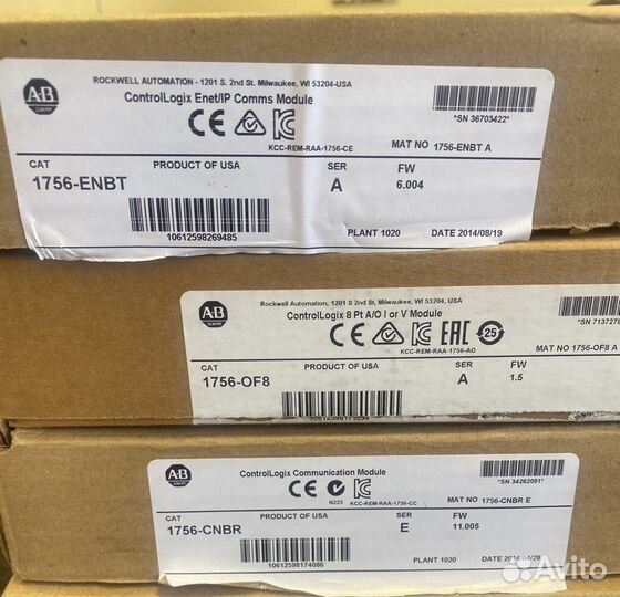 Модули связи Allen Bradley 1756