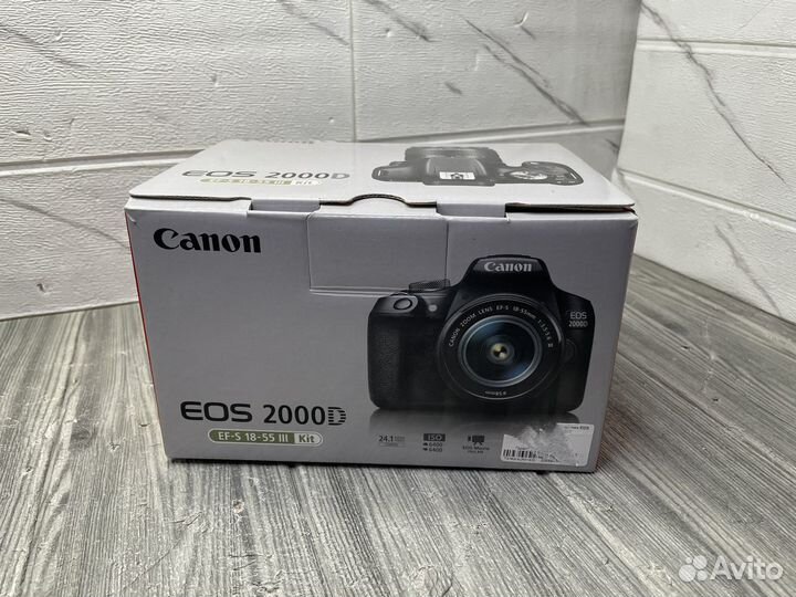 Фотоаппарат Canon EOS 2000D Kit RU EF-S 18-55mm