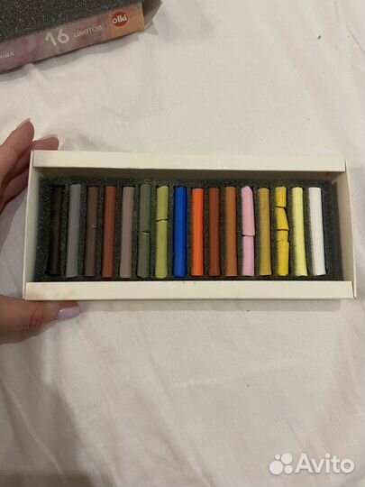 Пастель сухая olki 16 цветов