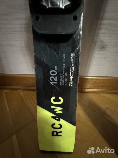 Продаю детские горные лыжи fisher RC 4 WC 120
