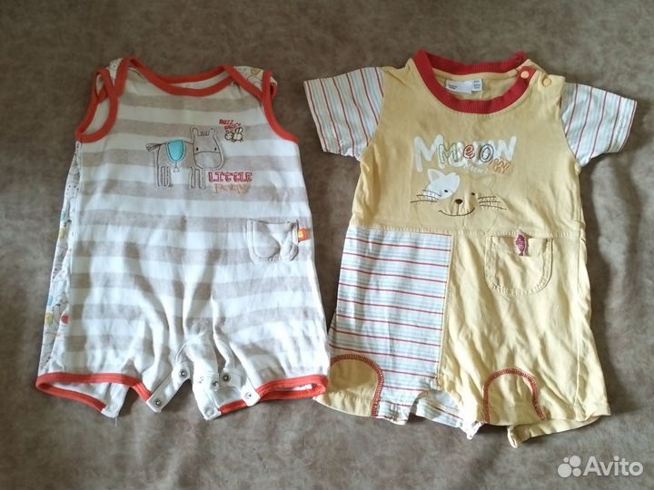 Песочники, комбинезоны для новорожденных