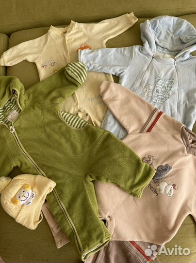 Детские вещи для мальчика от 0 до 1 года