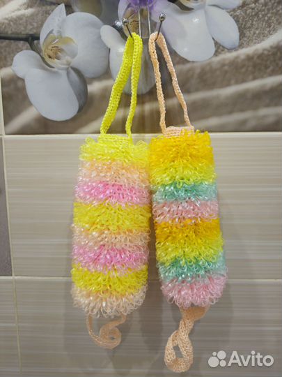 Мочалка ручной работы