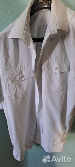 Кадетская рубашка с длинным рукавом