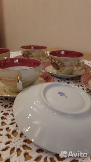 Фарфоровые тарелки, чайные чашки гдр