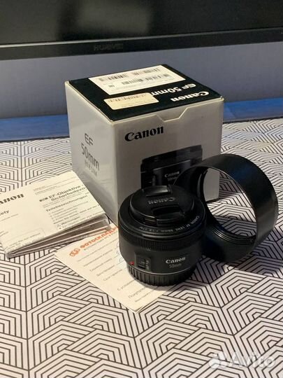 Объектив Canon 50mm f1,8 STM