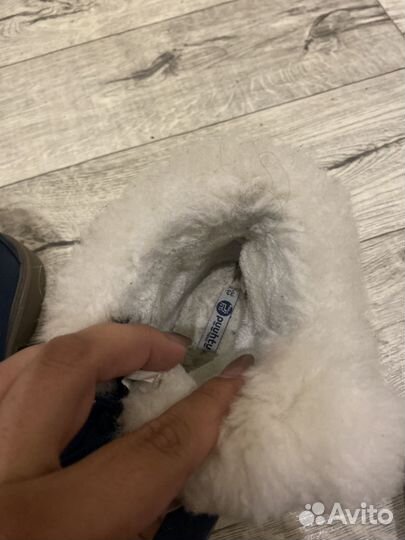 Ботинки для девочки зимние 33