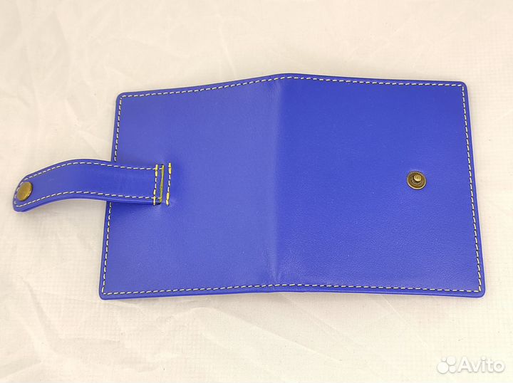 Экранирующиая визитница из кожи для 8 банк.карт