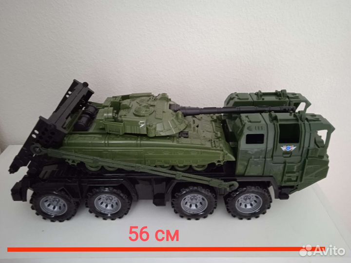 Тягач с танком