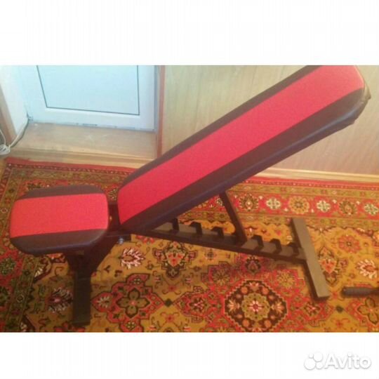 Скамья атлетическая наклонная для жима штанги