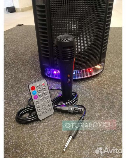 Портативная колонка мощная дискотечная