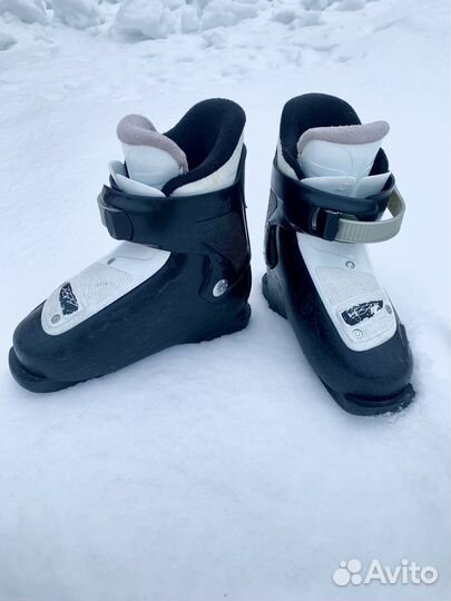 Горные лыжи 87 и ботинки 195