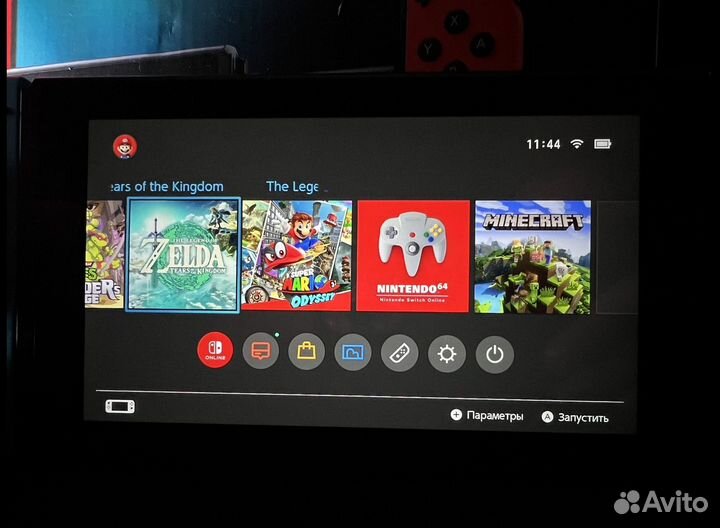 Nintendo Switch v2 Прошитая (обмен)