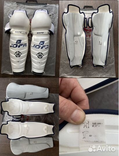 Нагрудники хоккейные Jofa, Easton, трусы, щитки