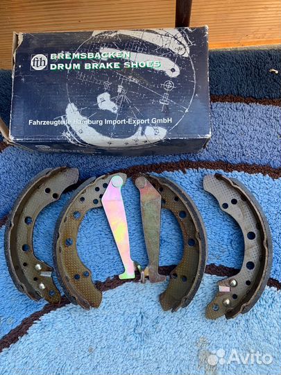 Тормозные колодки audi 80