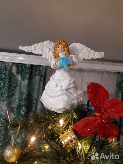 Ватные елочные игрушки новые