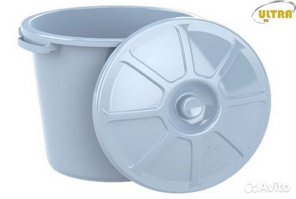 Бак 80л пищевой с крышкой