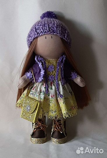 Текстильная интерьерная кукла