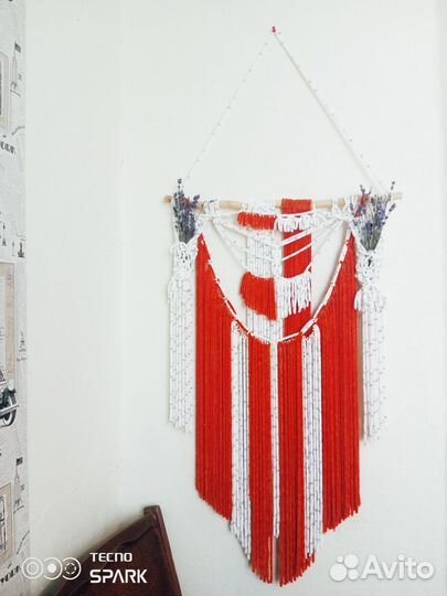 Панно на стену макраме