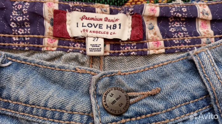 Джинсовые шорты Levis оригинал р.27 Германия