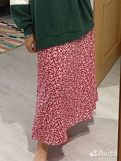 Юбка миди женская 48