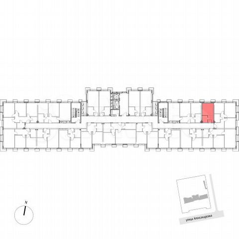 Апартаменты-студия, 19,4 м², 4/7 эт.