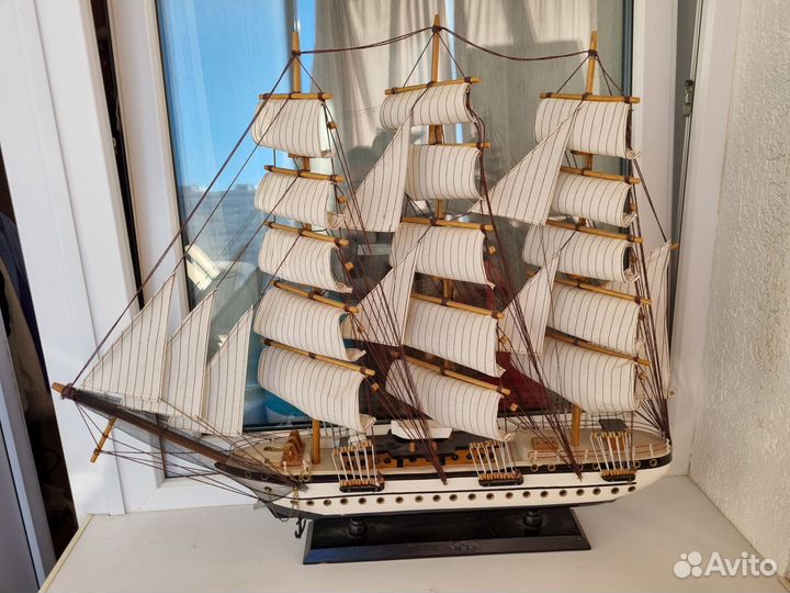 Макет парусника. Модель корабля