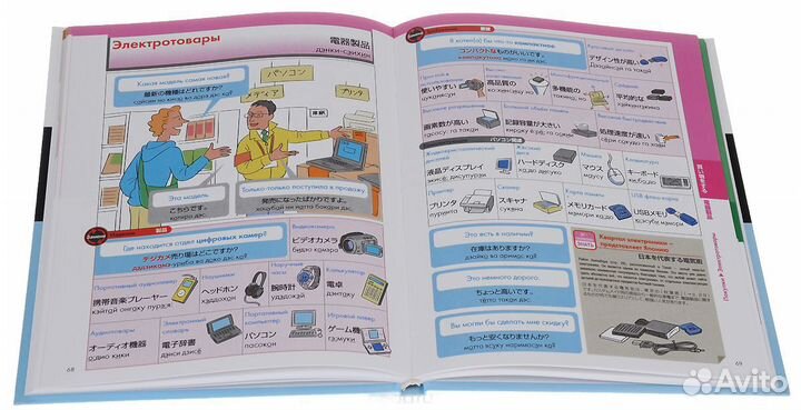 Книги и карточки для изучения японского языка