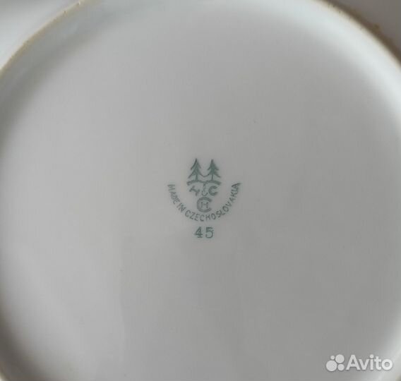 Набор тарелок. Фарфор. Bohemia. Чехословакия