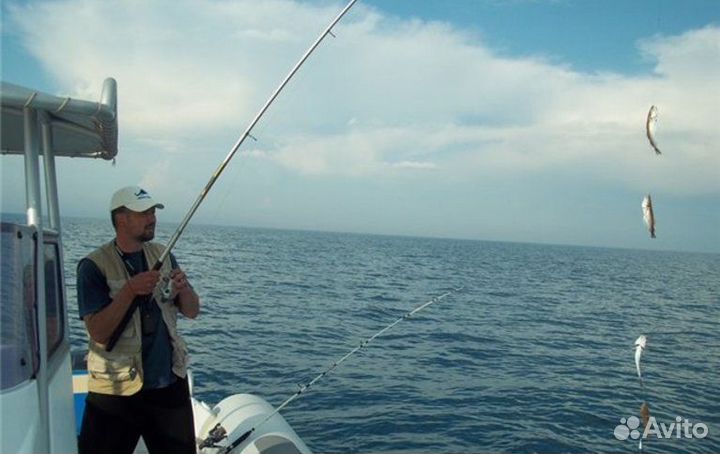 Морская рыбалка в открытом море