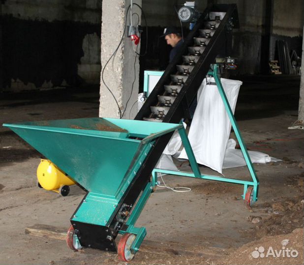 Дозатор весовой для угля, щепы, пеллет ленточный