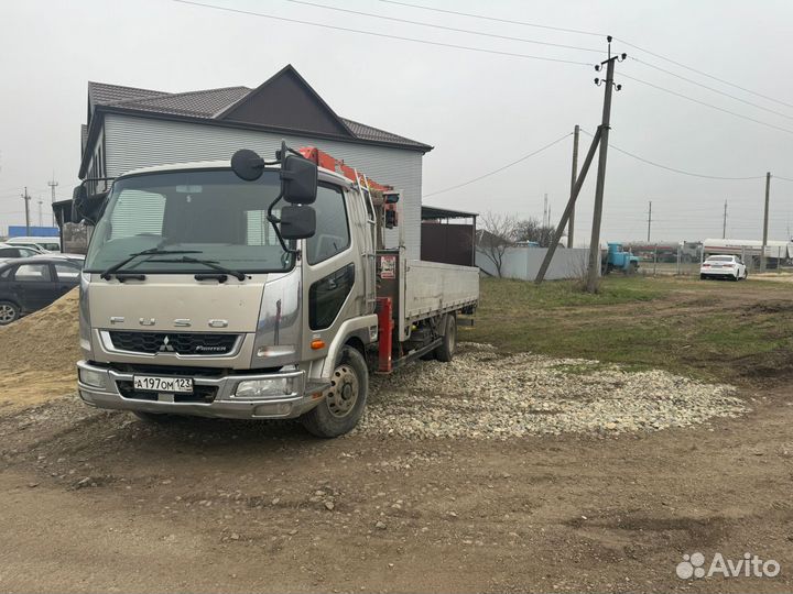 Аренда и услуги манипулятора, стрела 6 т, борт 5 т