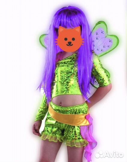Новые карнавальные костюм феи цветов/бабочки