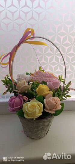 Мыло ручной работы букеты