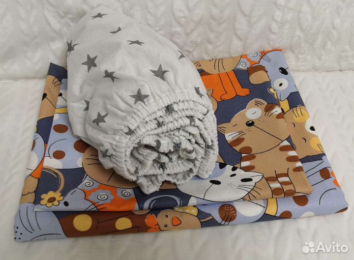 Постельный комплект для детской кроватки