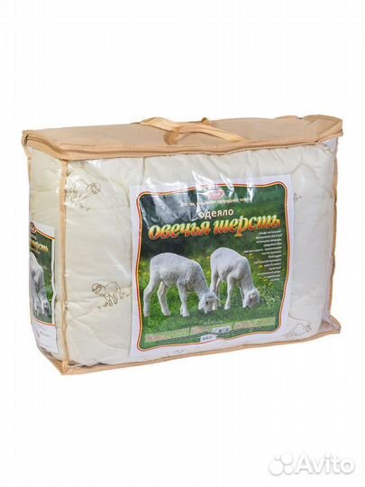 Зимнее одеяло из овечьей шерсти