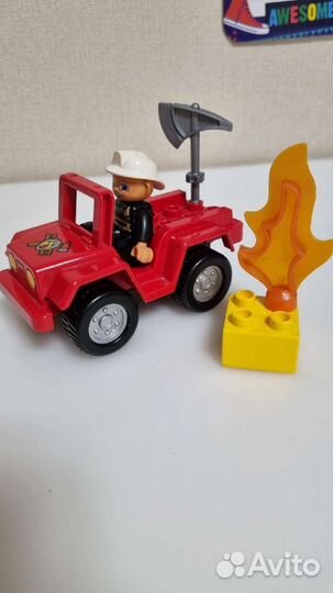 Lego Duplo. Лего Дупло Начальник пожарной станции